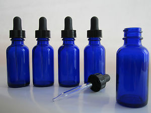 30 ML BOSTON DROPPER BOTTLES-  (BLUE)